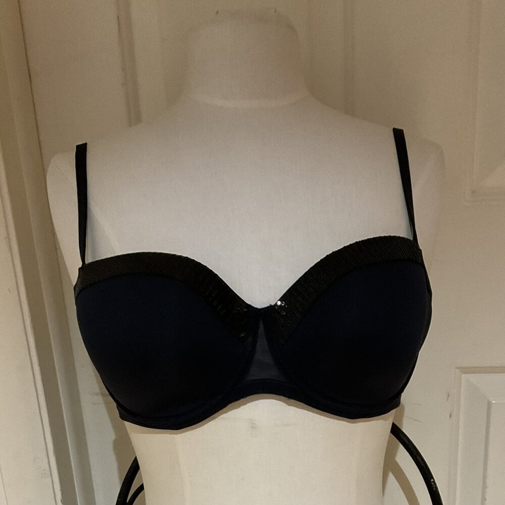 Marie Jo Elvis Padded Balcony Bra -  Midnight Blue